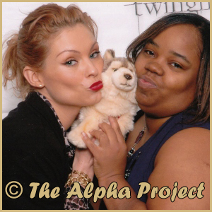 Association ALPHA PROJECT Alphie, MyAnna Buring et maman Gillian