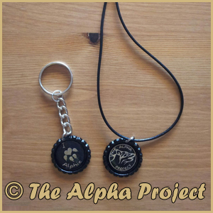 Lot Collier + Porte-clef "The Alpha Project"